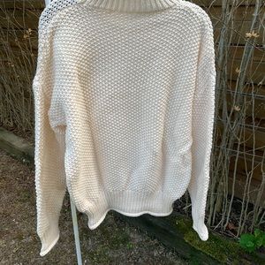 Beautife Womens Plus Size Turtleneck Sweater Baggy